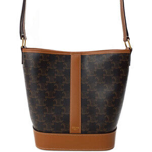 Celine Triomphe Canvas Bucket Bag
